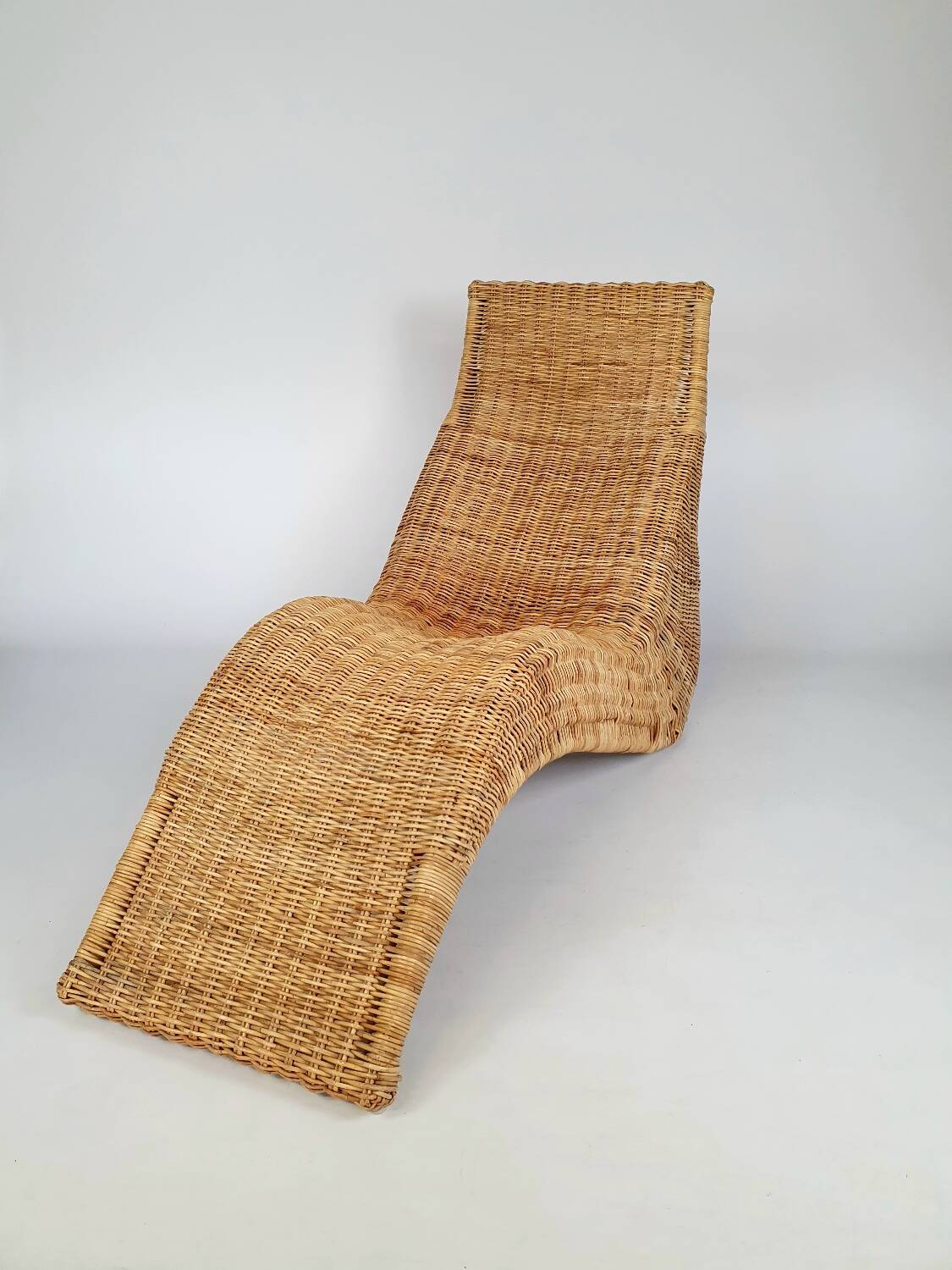Karlskrona rattan lounge chair by Karl Malmvall for Ikea