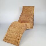 Karlskrona rattan lounge chair by Karl Malmvall for Ikea