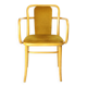 Fauteuil Ton en bois courbé et velours doré, Tchécoslovaquie 1930, 40 disponibles
