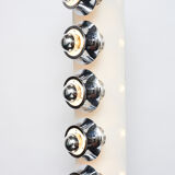 Space age rotating column with 5 lights