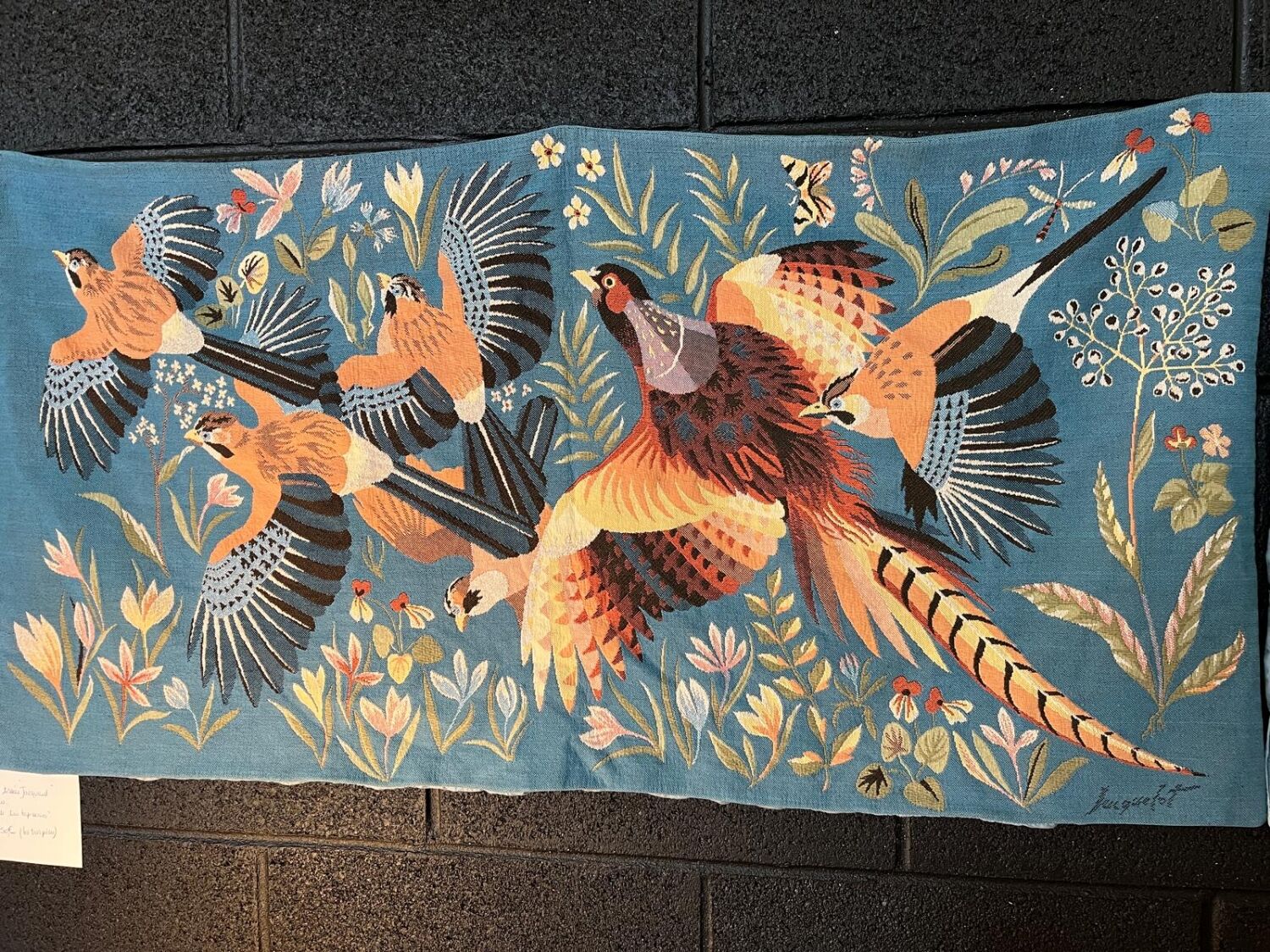 Jacquard tapestry
