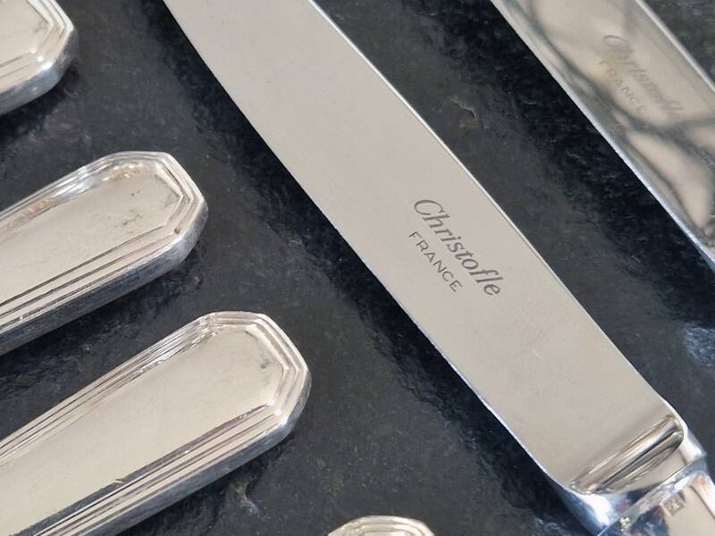 Christofle - Set of 11 dessert/appetiser knives model America