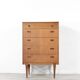Midcentury Chest of Drawers / Tall Boy in Teak by Nathan. Vintage Modern / Retro / Danish Style / Sc