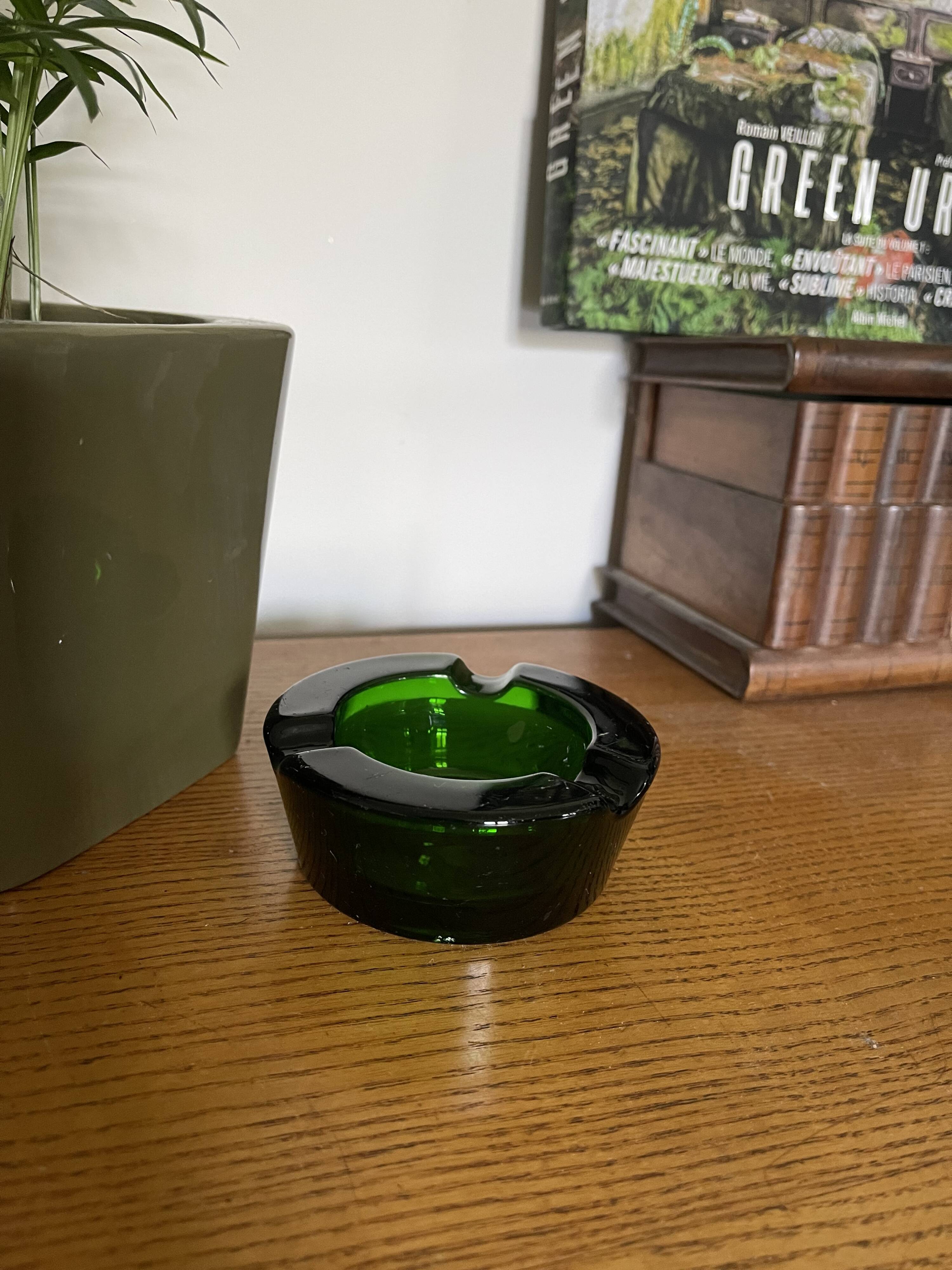 Vintage block ashtray from the 1960s.