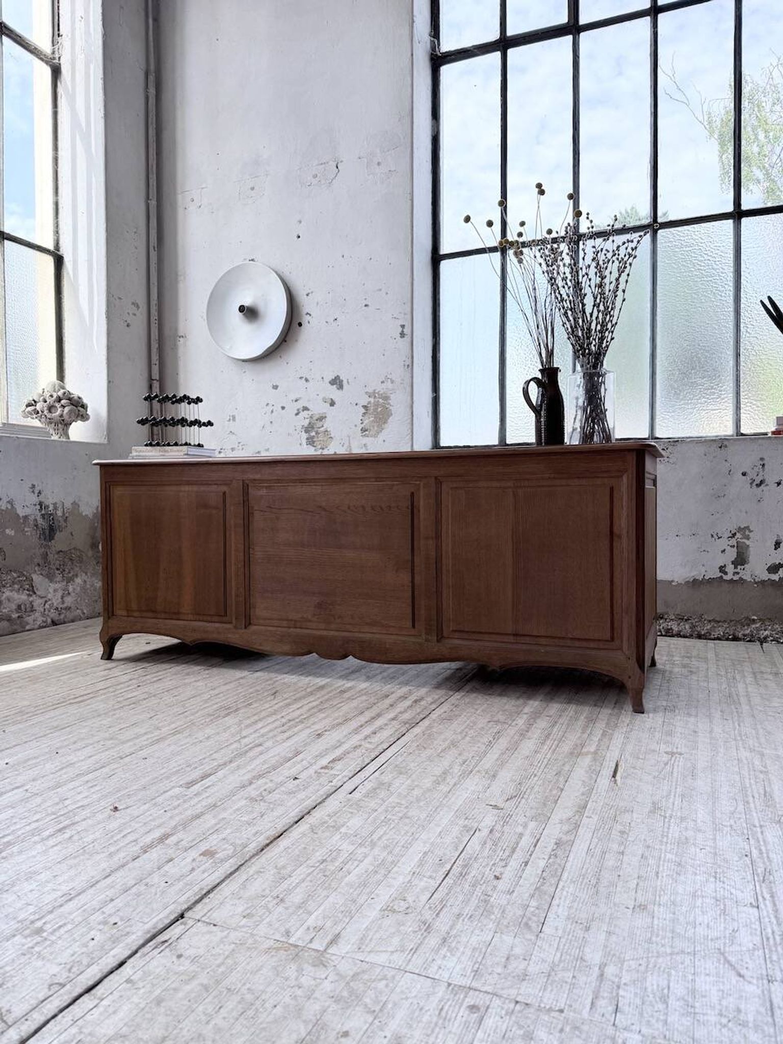 Oak desk or counter 1960