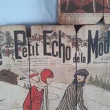 Set of 3 wooden panels le petit echo de la mode old revue