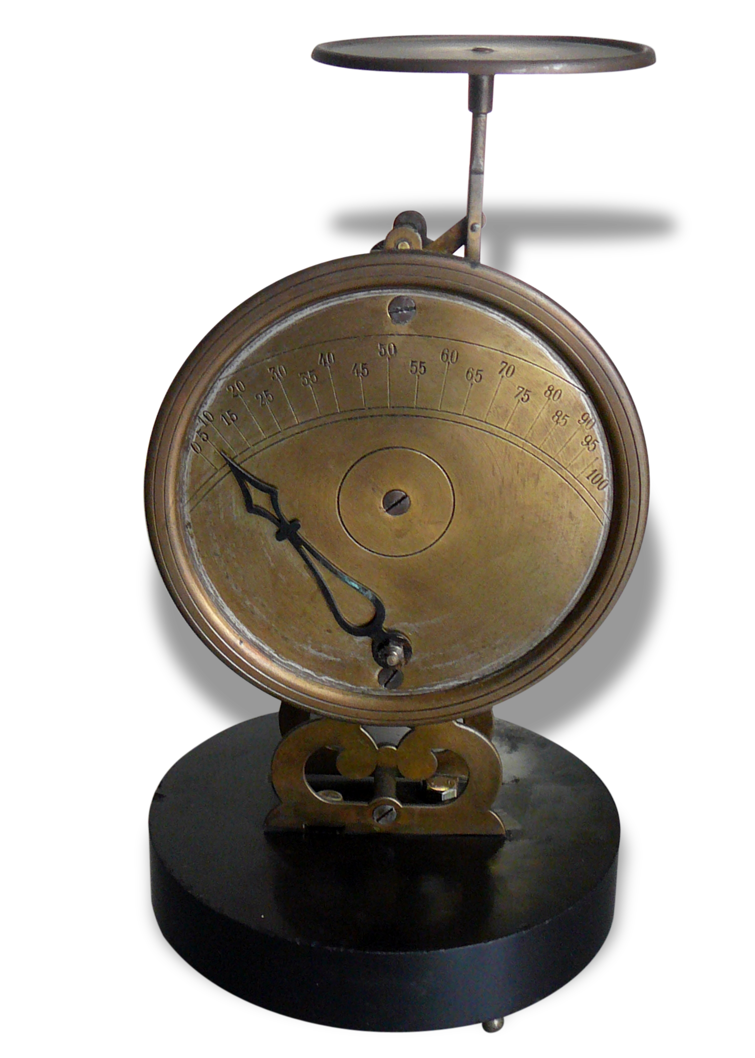 Pèse lettre ancien à disques