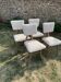 Set de 4 chaises minimalistes en chêne années 50