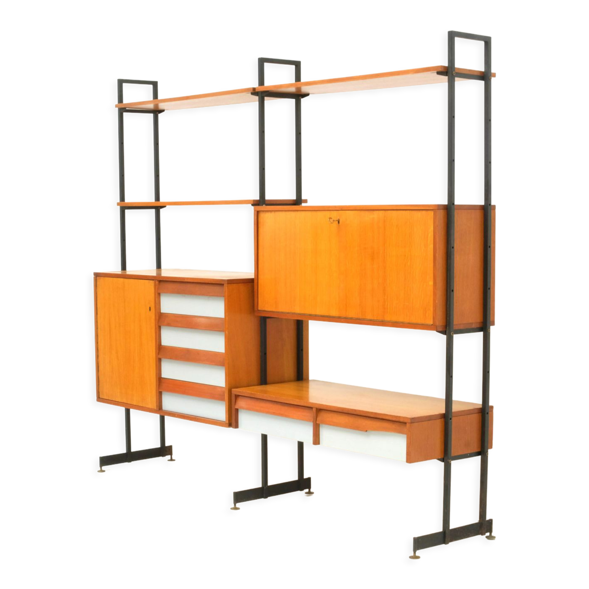 Free standing wall unit by 'Val Dera', Italy 1950's