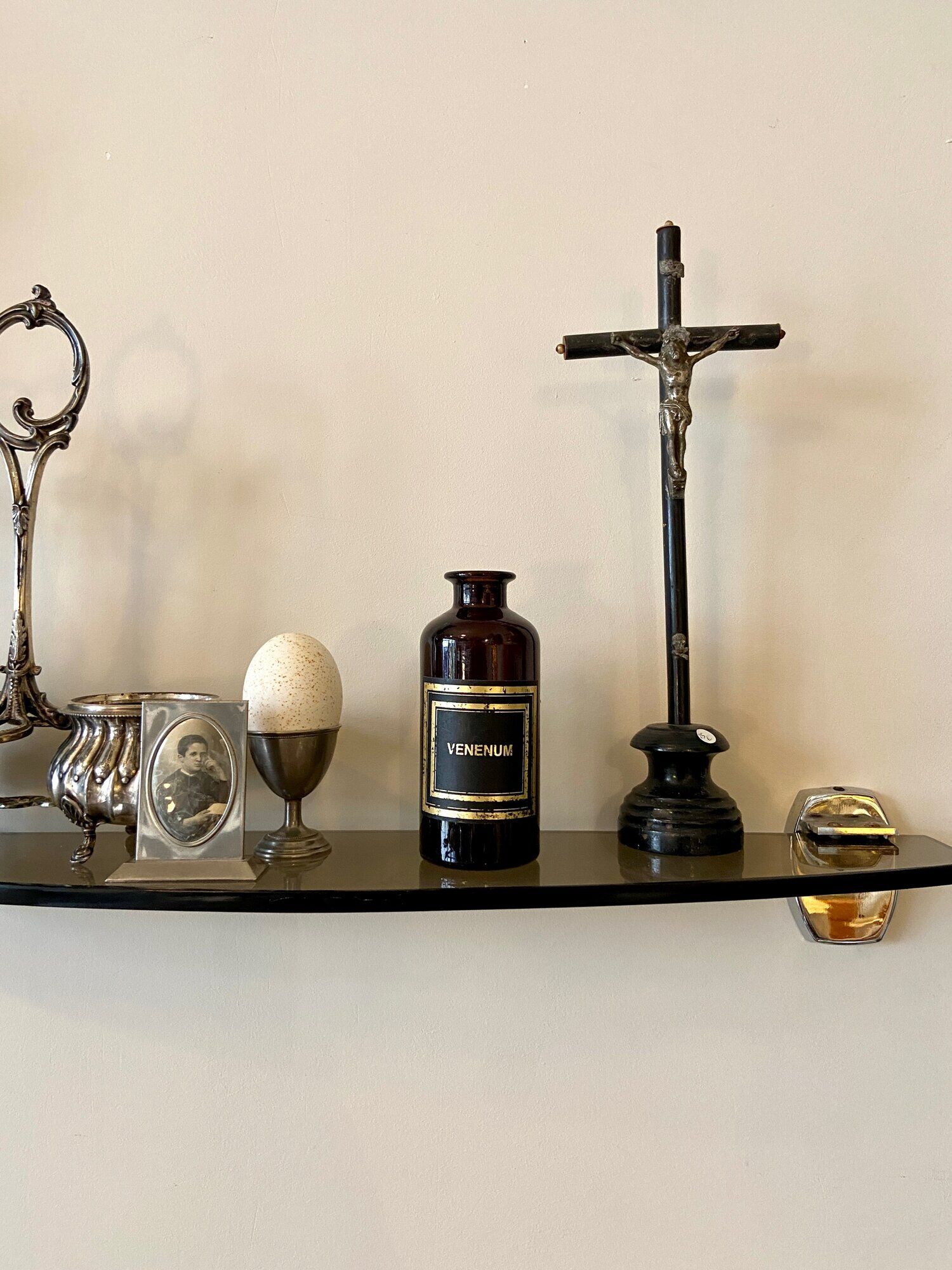 Venenum apothecary bottle in amber glass