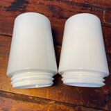 Set of 3 vintage ceramic bathroom lamps from Ifö of Sweden