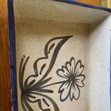 Rectangular dish by Robert Picault in Vallauris year 50s