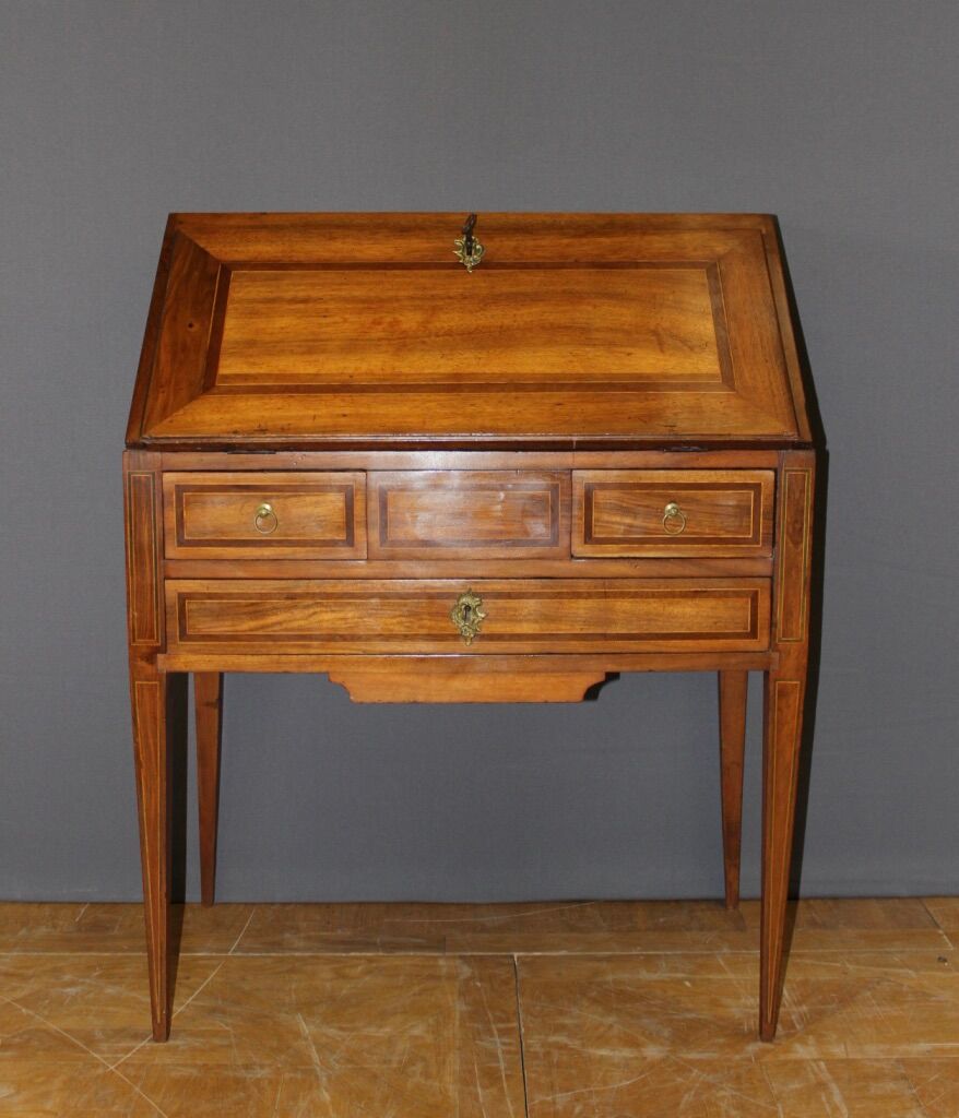 Louis XVI period slant-front desk