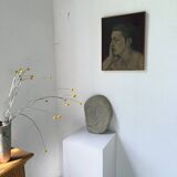 Stone sculpture 1950 face