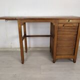 Oak industrial desk, 1930s