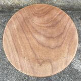 Table ronde guéridon, bois, vintage, années 50