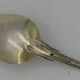 12 teaspoons, coffee, sterling silver Vieillard, vermeil, model Filet droit.