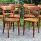 6 chairs bistro Horgen-Glarus Swiss 30s