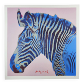 Limited Edition Lithograph "Grevy's Zebra" by Andy Warhol