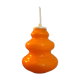 Suspension en opaline orange 1970