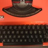 Typewriter orange brother 210