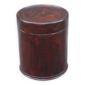 1970s curved wooden side table