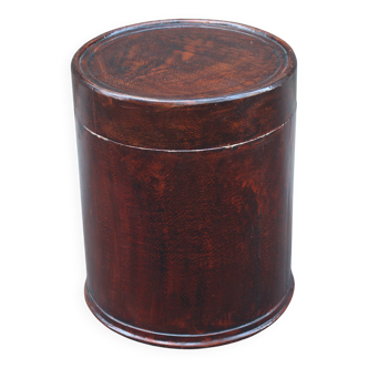 1970s curved wooden side table