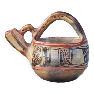 Ancienne culture africaine berbère - Vase en terre cuite kabyle début XXe siècle