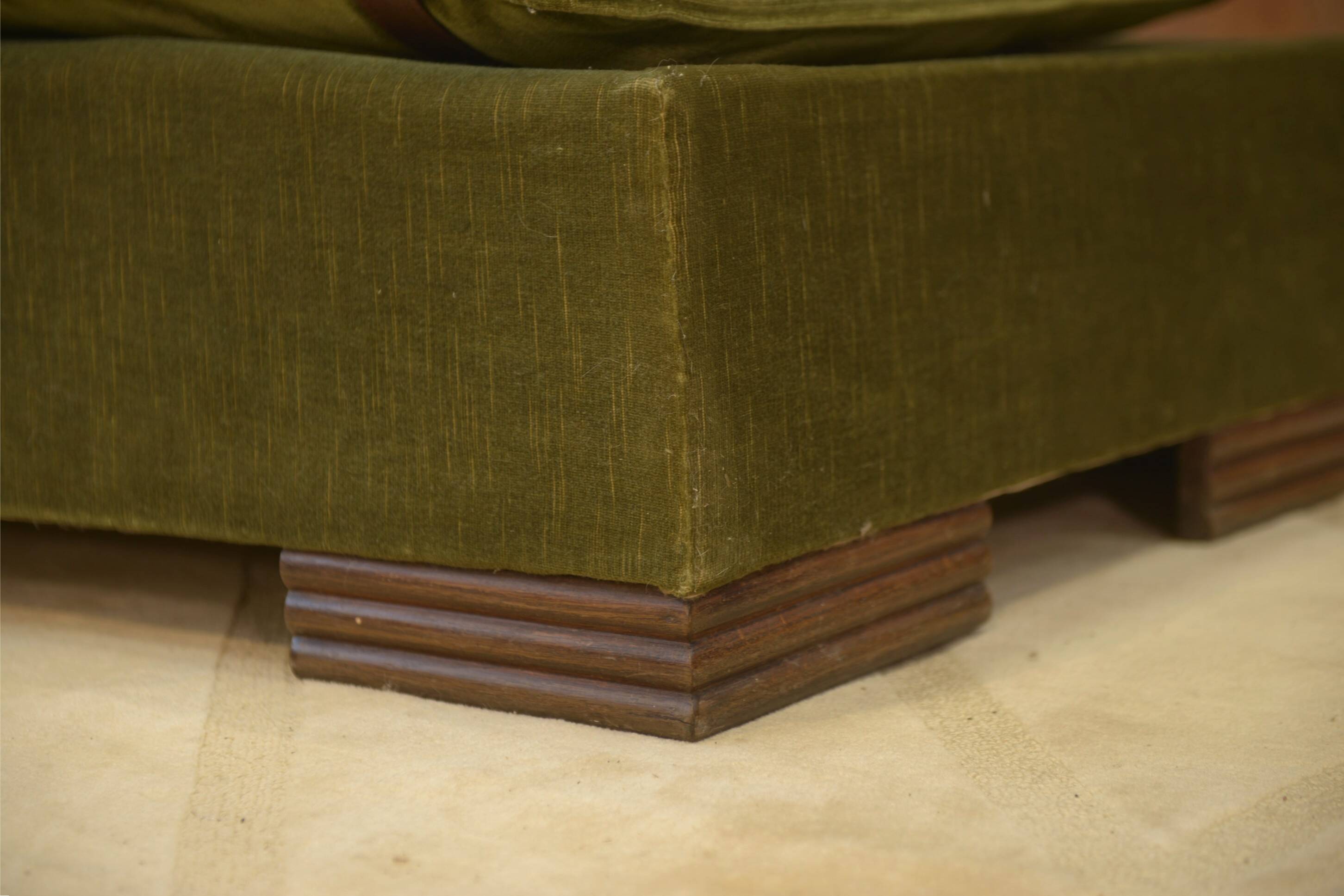 Canapé, daybed dans le goût d’Eugène Printz 1940