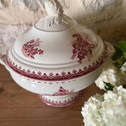 Soup tureen - fruit bowl in Saint Amandinoise ironstone