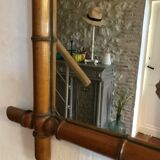 Parquet bamboo mirror
