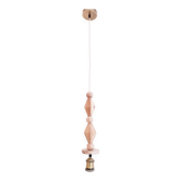 Teak Pendant Light – Geometric and Elegant Design