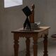 Table / Occasional Table in Carved Solid Oak from the Mid-Century by a Danish Cabinetmaker, 1979