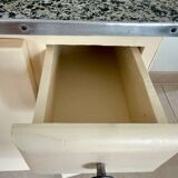 Small kitchen sideboard from the 50s, vintage kitchen furniture.