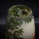 Large Legras Art Nouveau vase in acid-etched glass | Swan Lake