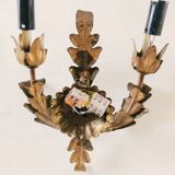 Golden Italian wall lamp