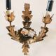 Golden Italian wall lamp
