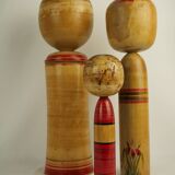 Set of 3 KOKESHI dolls (large size)