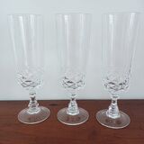 Set of 7 champagne flutes