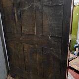 Antique Louis XV wardrobe in solid wood (oak and walnut)