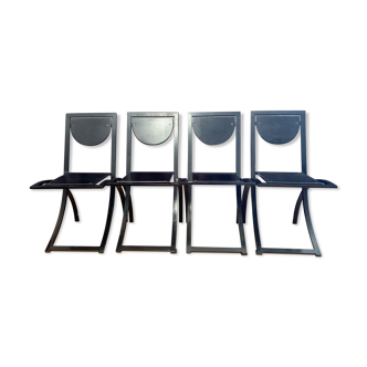 Set of four Sinus chairs by Karl Friedrich Förster, KFF, Germany, 1980s