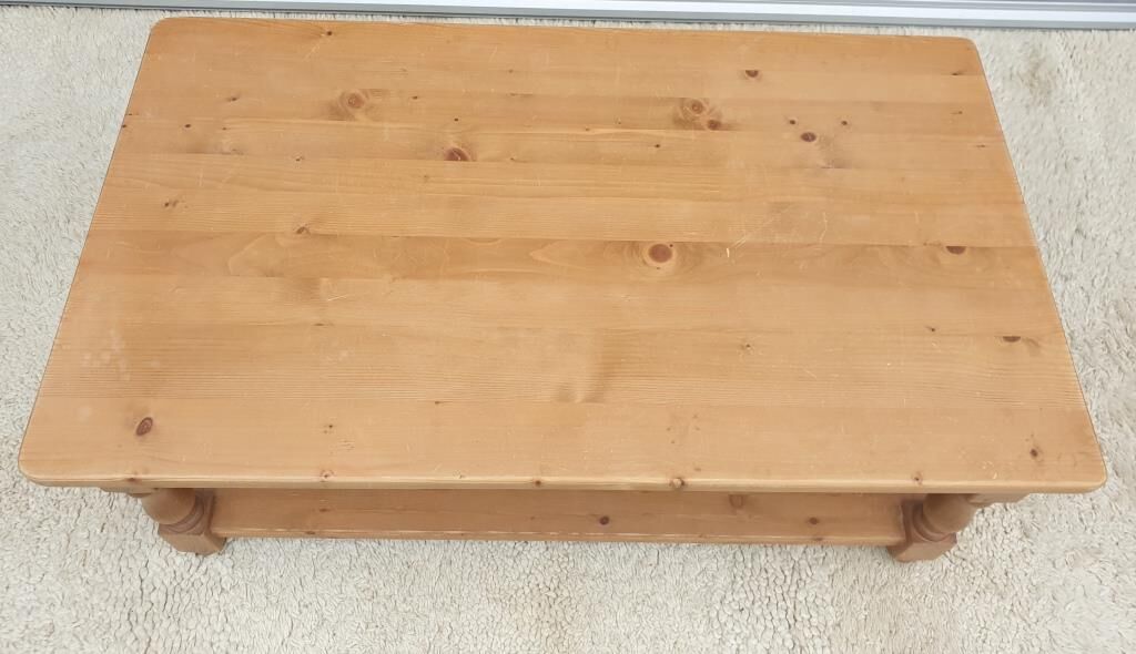 Coffee table Interior's Honey pine 2 trays
