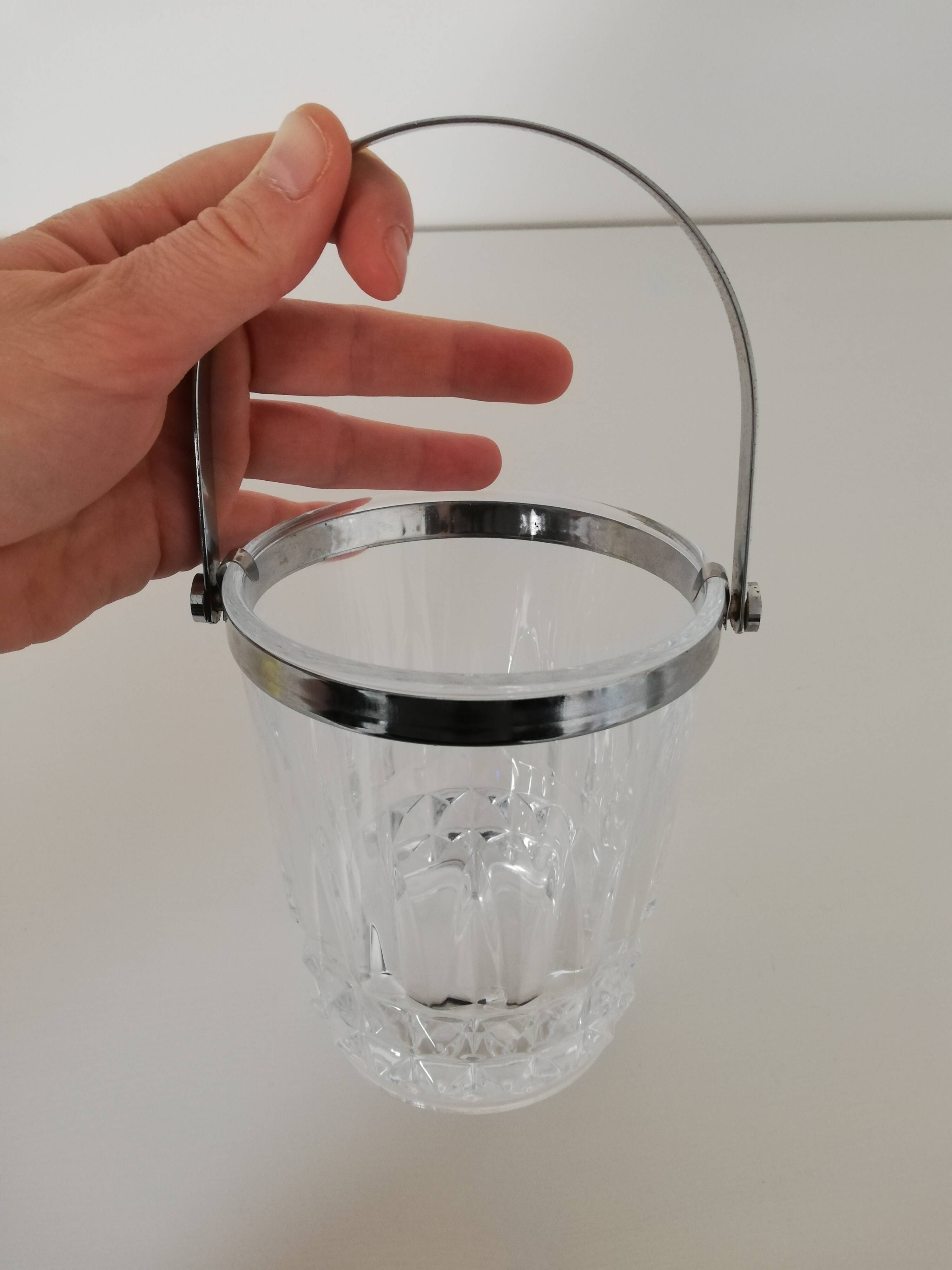 Vintage Arques crystal ice bucket