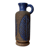 Carafe en poterie d'atelier suédois du milieu du siècle de Laholm, années 1960