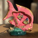 Ceramic fish lamp slip 1950s-60s