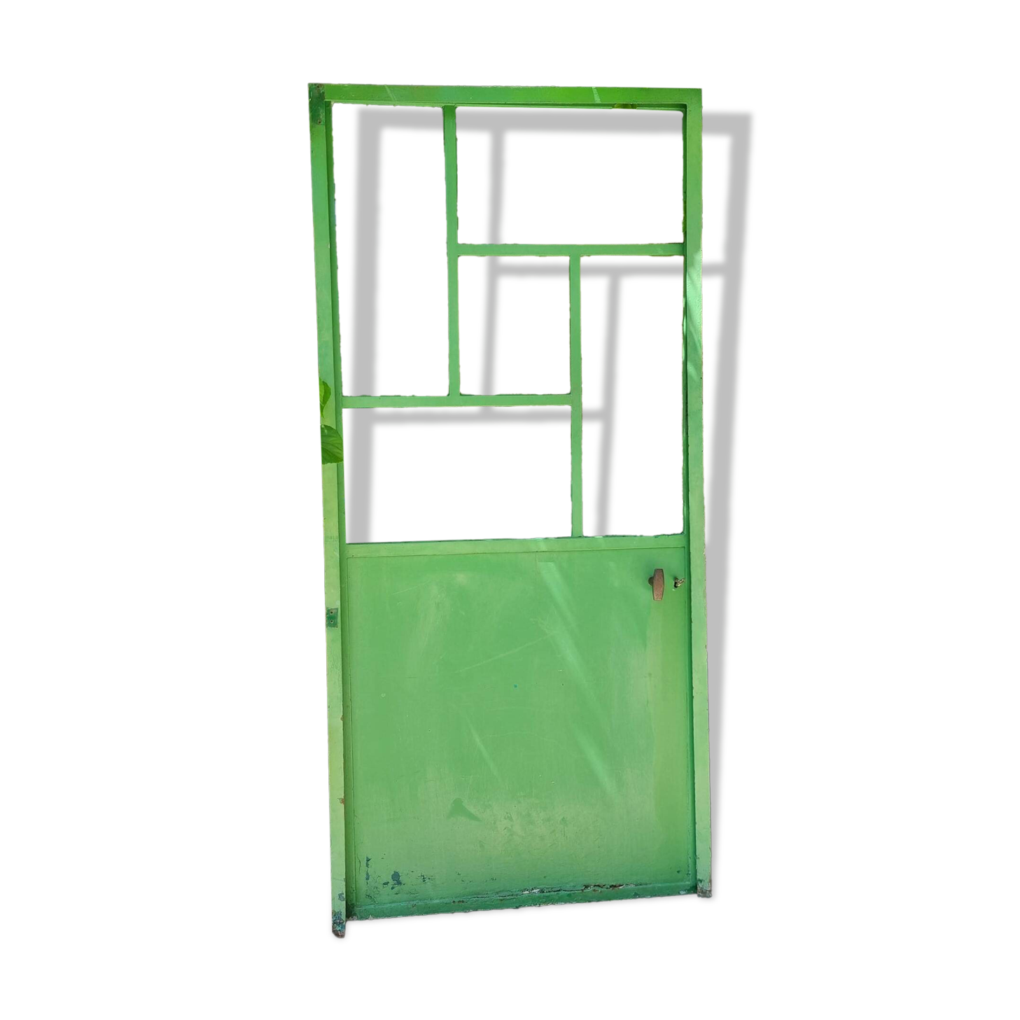 Workshop/industrial style steel door