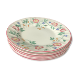 Assiettes Churchill "Briar Rose" made in Staffordshire England