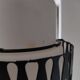 Scandinavian openwork metal pendant lamp