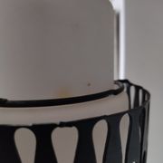 Suspension lampe scandinave métal ajouré