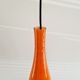 Suspension en verre orange 'Bang' par Jacob E. Bang pour Fog & Mørup, Danemark Années 1960